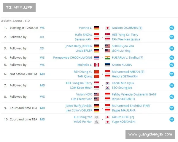 探索大马羽毛球超级1000赛赛程安排及赛事规则详解